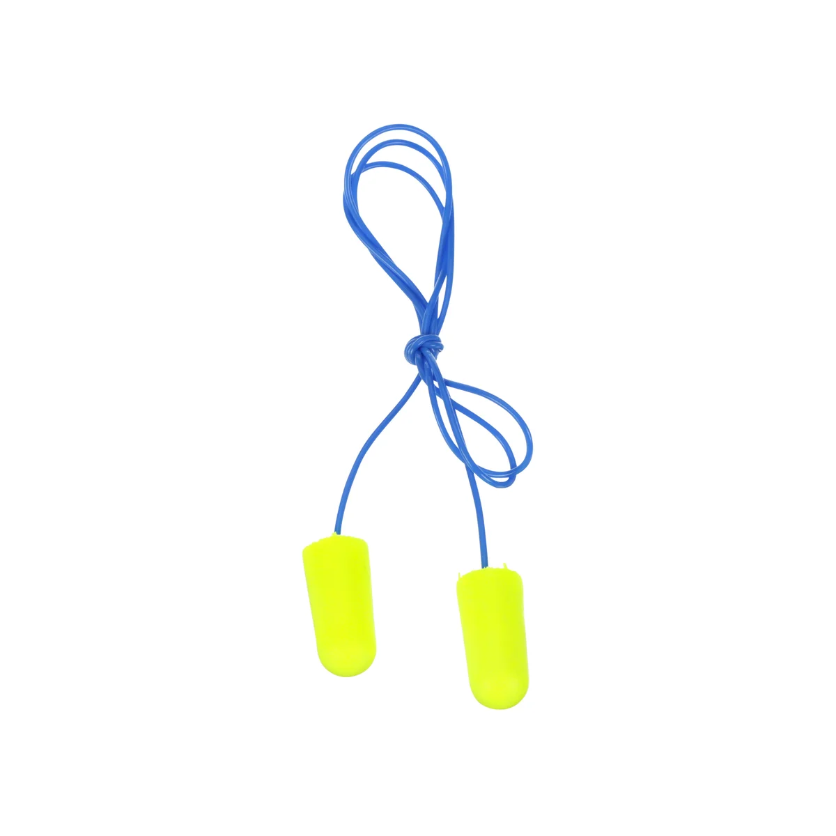 3M™ E-A-Rsoft™ Yellow Neons™ Earplugs 311-1250, Corded, Poly Bag, Regular Size, 2000 Pair/Case